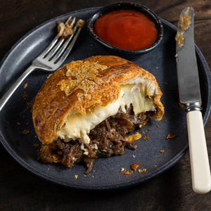Beef Cheek and Cheese Pies